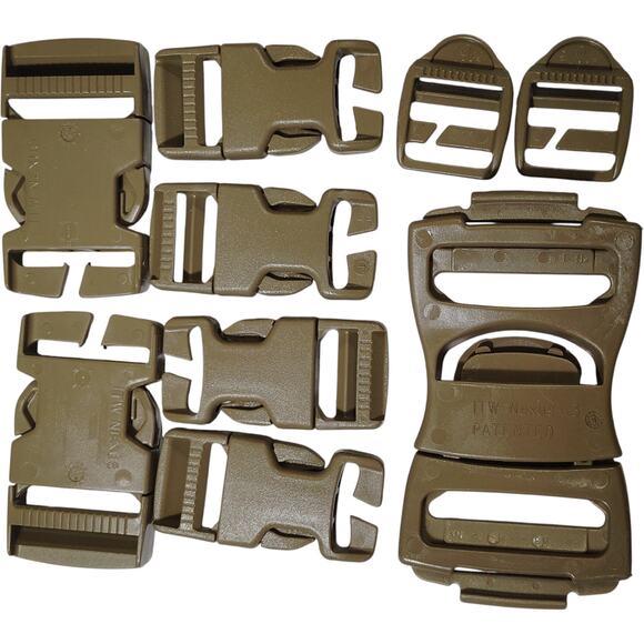 Propper Intl. Foliage Green Buckle Set – NSN 8465-01-585-1540, SPM1C1-13-D-1062 - Picture 2 of 4